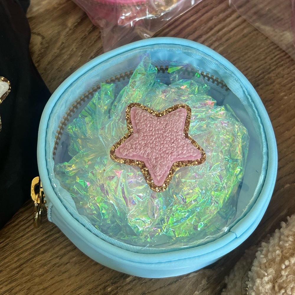 Target x Stoney Clover Lane Blue clear Round with Flamingo Star Patch